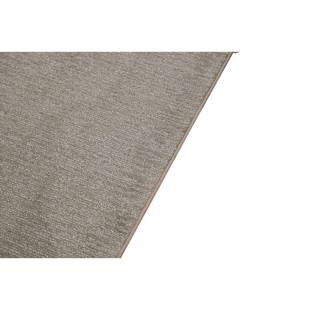 Brown Plush Area Rug 5' Round D874