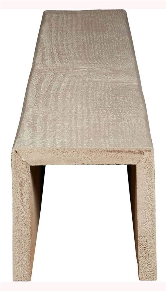 White 3-Sided Faux Wood Ceiling Beam X949363