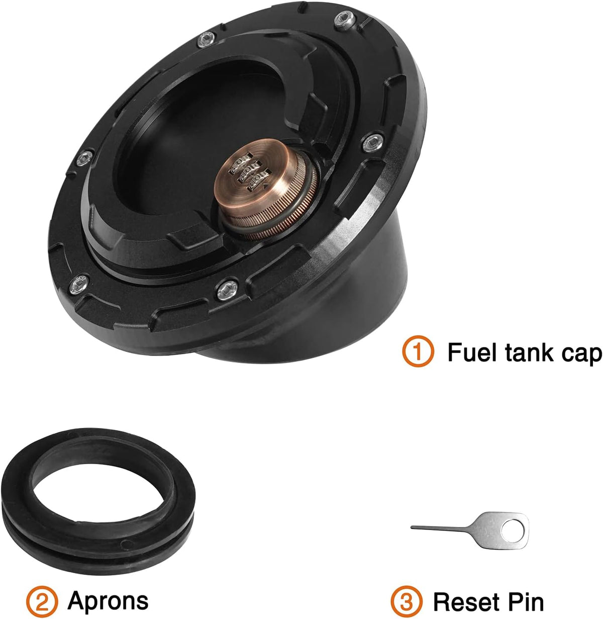 3-Digit Combination Cam Lock Fuel Gas Tank Cap Cover Z607866