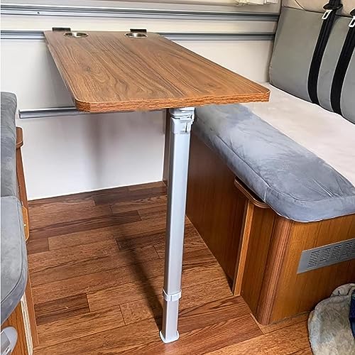 White Adjustable Steel Folding Wall Table R26623