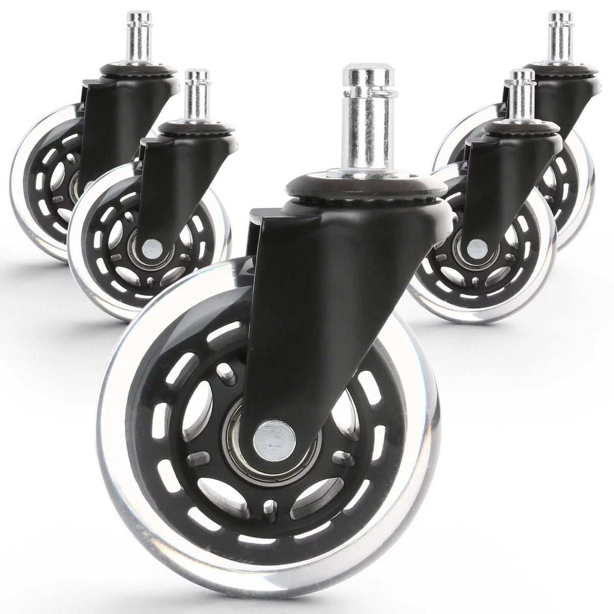 Heavy Duty Rubber Chair Casters 15Pcs M38665