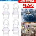 4 Pcs Stacking Clear Chiavari Chairs O285