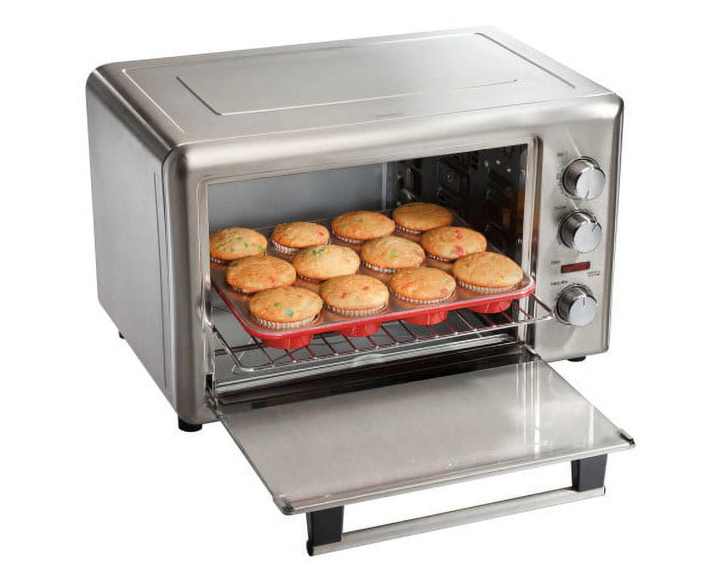 Extra Large Capacity Stainless Steel Countertop Oven with Convection and Rotisserie X98985