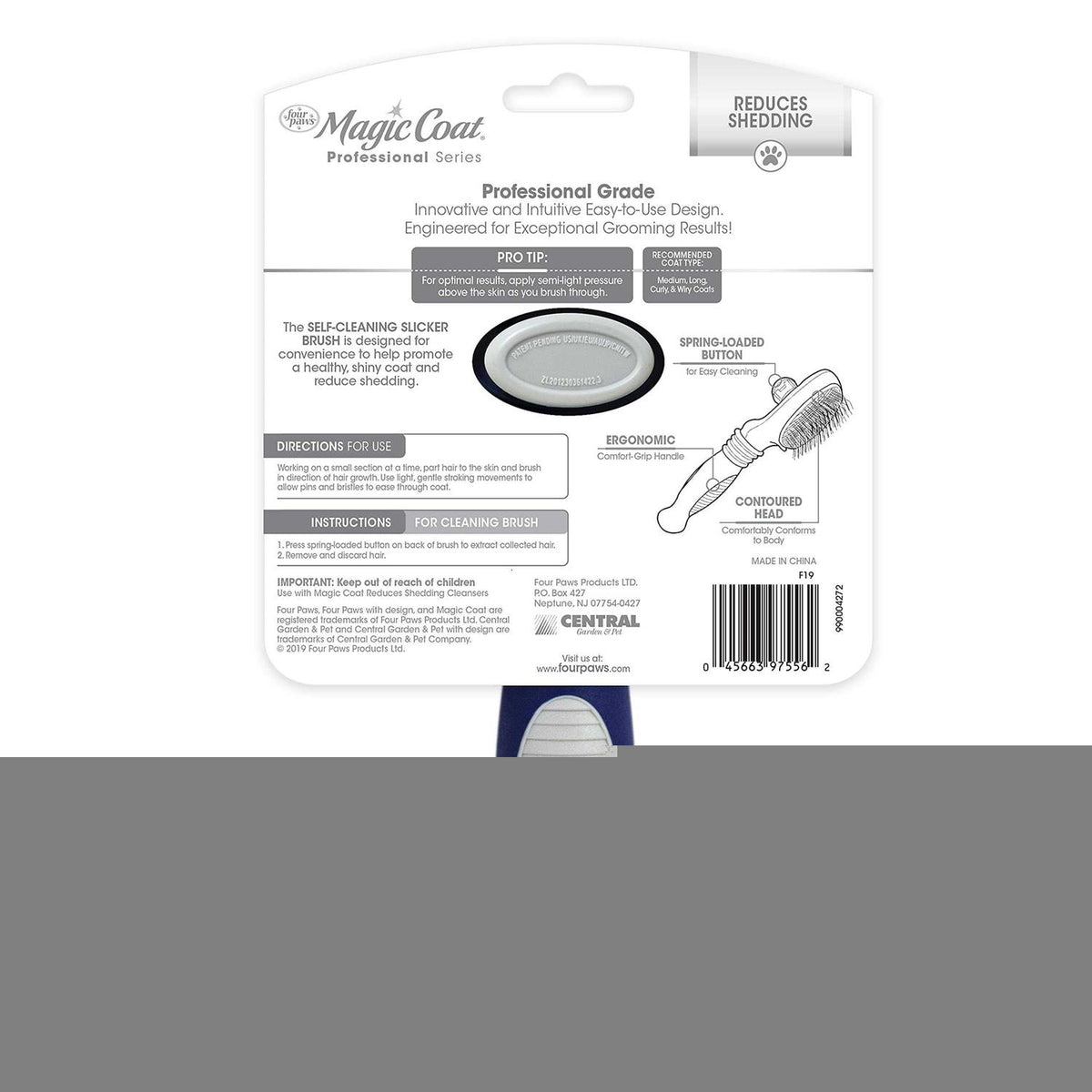 Self-Cleaning Slicker Brush E438234