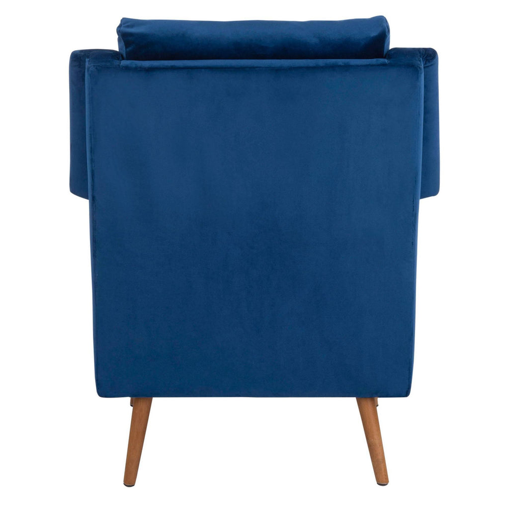 Navy Mid Century Arm Chair Q4417