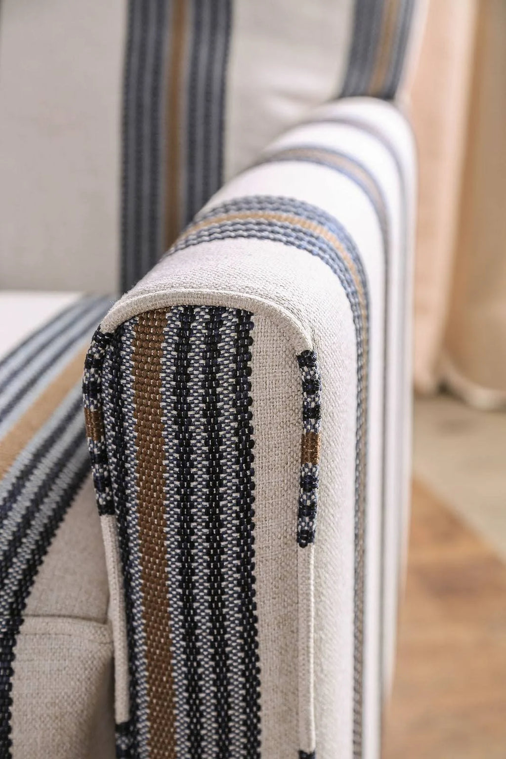 Beige Stripe Chair A830304