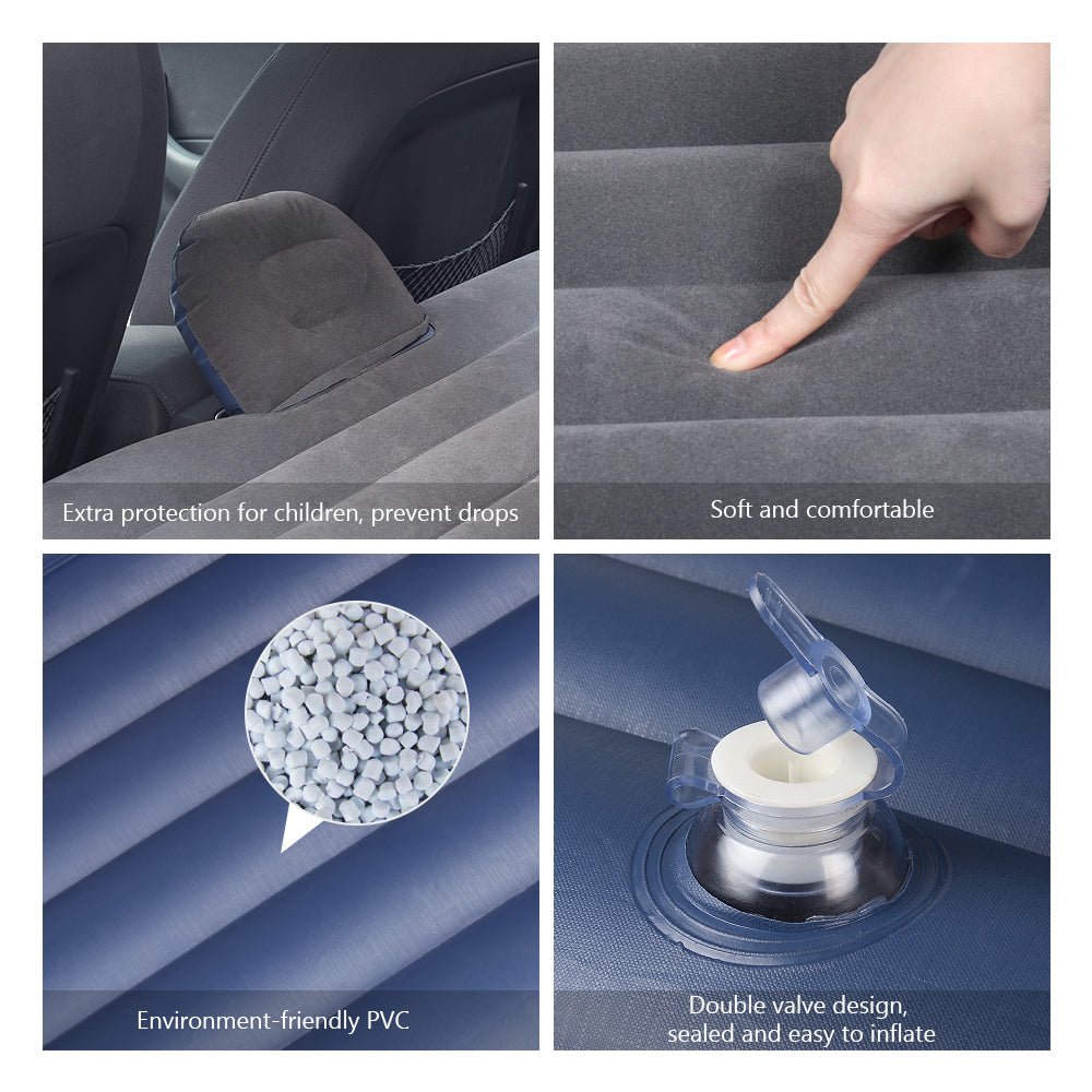 Car Inflatable Mattress With Air Pump & 2 Air Pillows H4046