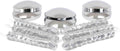 Steel Chrome Hub Caps and Lug Nut Covers D2449