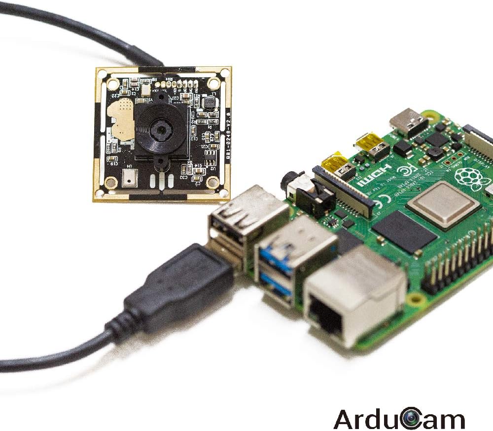 8MP 1080P Auto Focus USB Camera Module with Microphone, 1/3.2” CMOS IMX179 Mini UVC Webcam Board with 3.3ft/1m Cable V77691