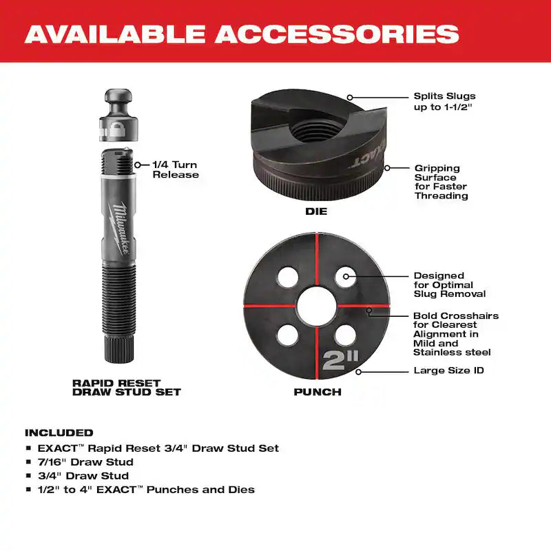 Cordless Knockout Tool Kit with Die Set & Fish Tape A82218