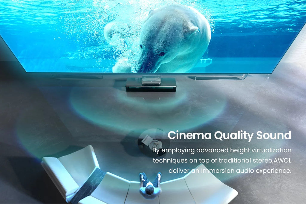4K UHD Ultra Short Throw Triple Laser Projector with 2600 Peak Lumen I2827
