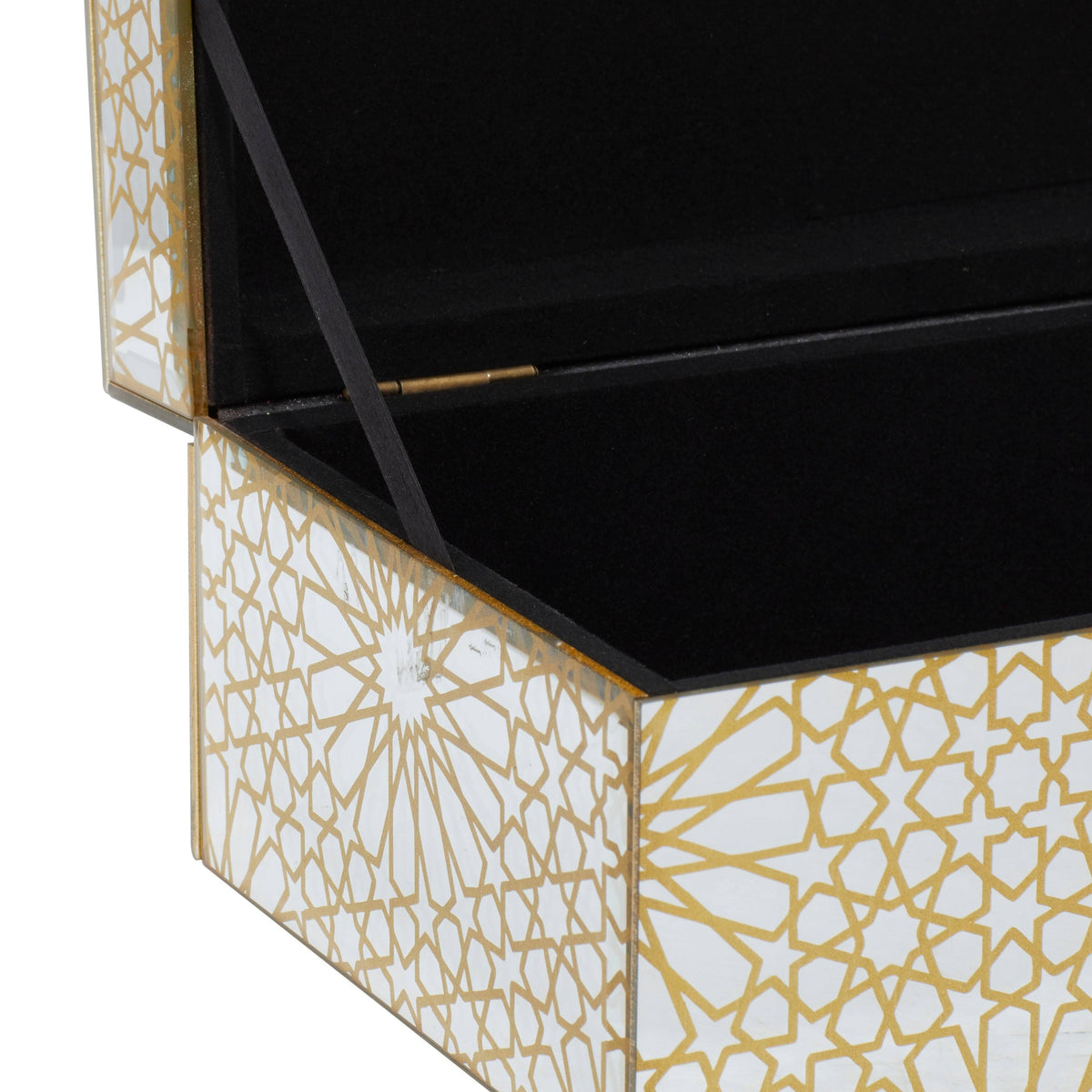 Set of 2 Gold Wood Box U850