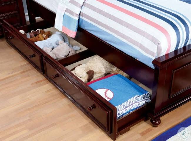 Dark Walnut Full Bed U1367