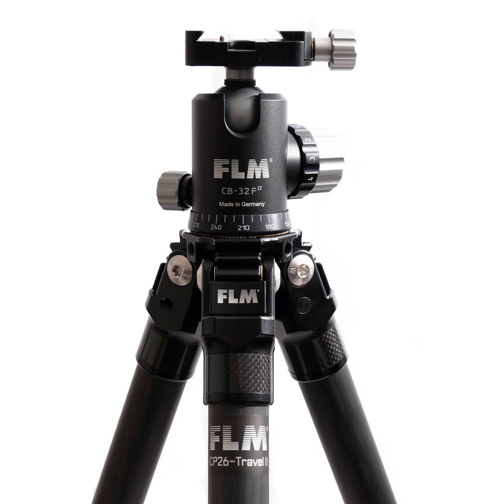 Carbon Fiber 5-Section Tripod with Ball Head and Quick Release Clamp D205