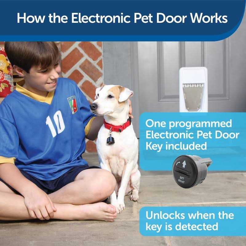 Electronic SmartDoor Pet Door A828
