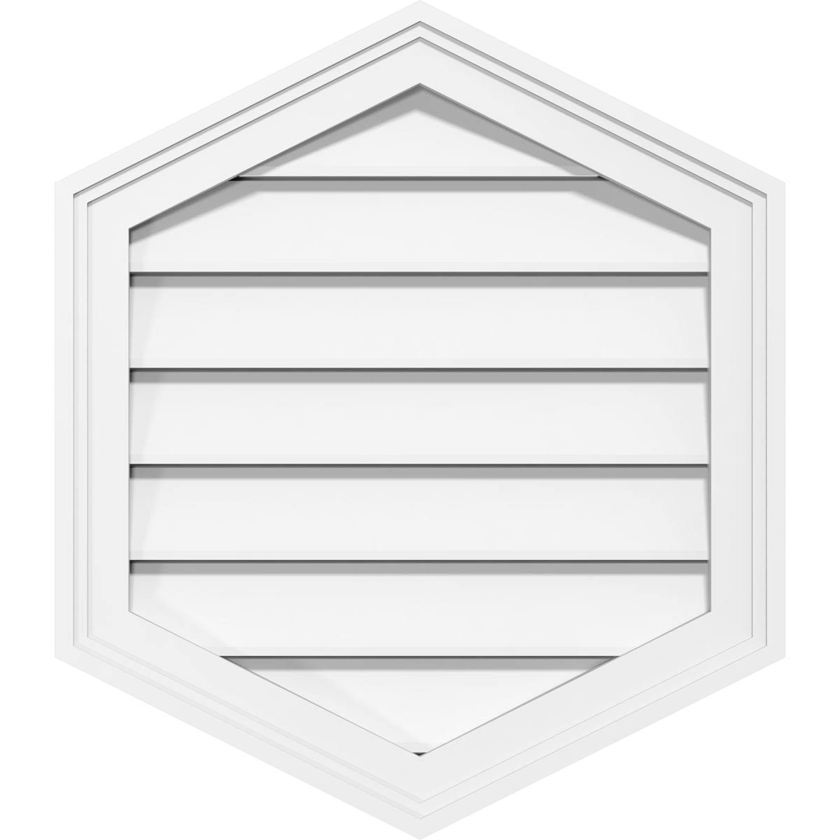 PVC Gable Vent 14/12 Pitch S9108