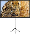 80 Inch 16:9 Portable Projector Screen with Stand X248395