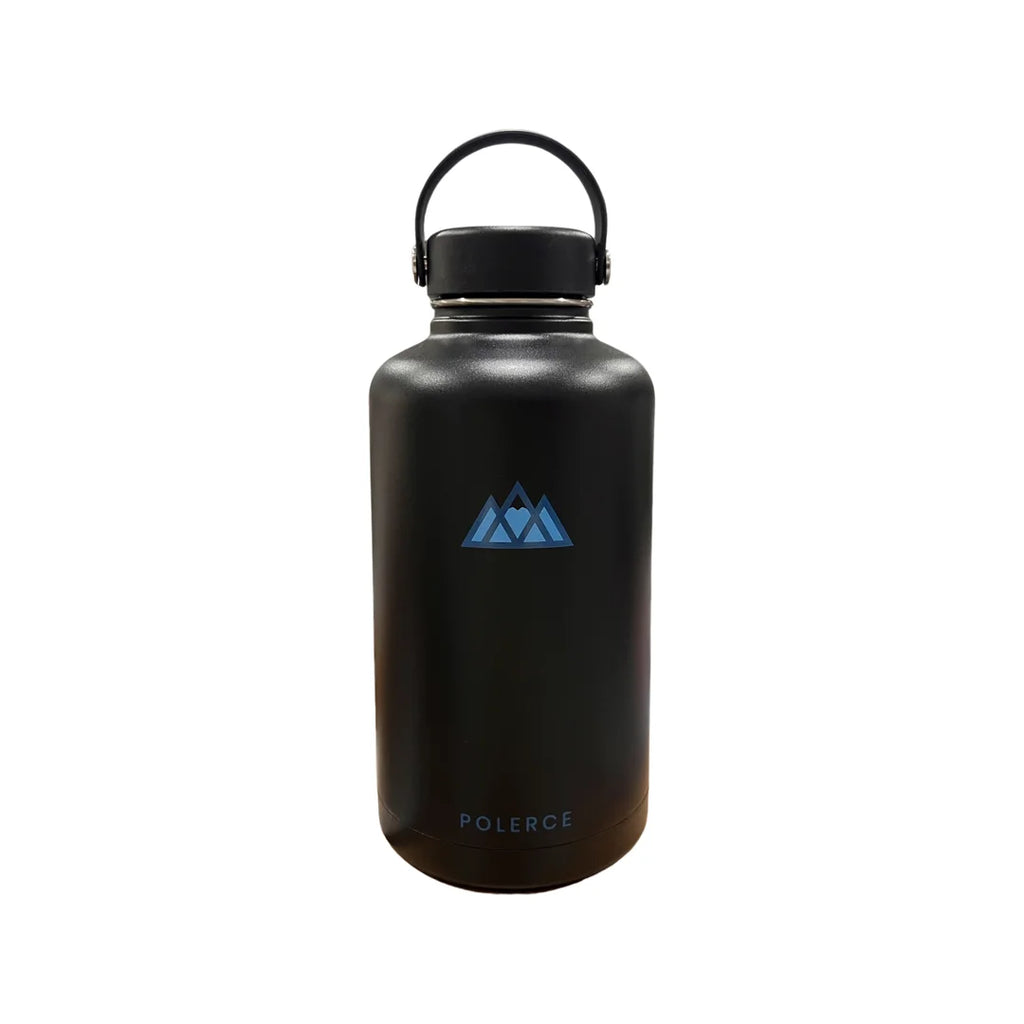 Black Stainless Steel Double Wall Insulated Bottle with Flex Cap 64 fl oz L7578