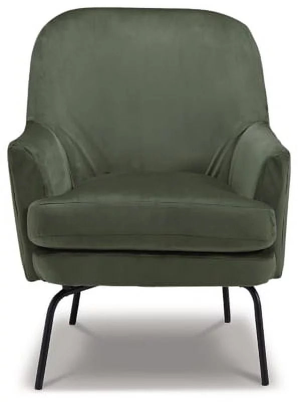 Green Velvet Upholstered Accent Chair S872
