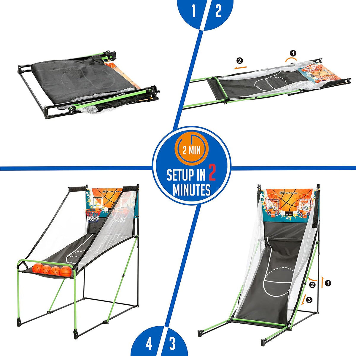Black Basketball Arcade Game P25506