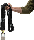 Anti Cut Security Chain and Lock Kit - 3 Foot x 3/8 Inch Thick Hardened Chain with Cut Proof Lock & Carrying Case T30205