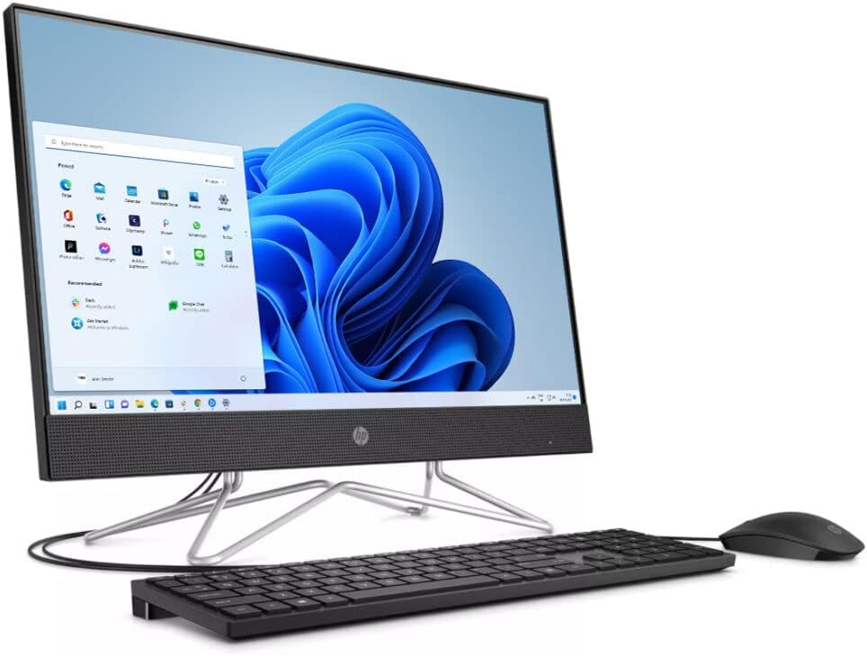 27'' Full HD All-in-One Desktop Computer, AMD Ryzen 5 5500U, 16GB RAM, 512GB SSD + 1TB HDD, Windows 11 Home, Black W288