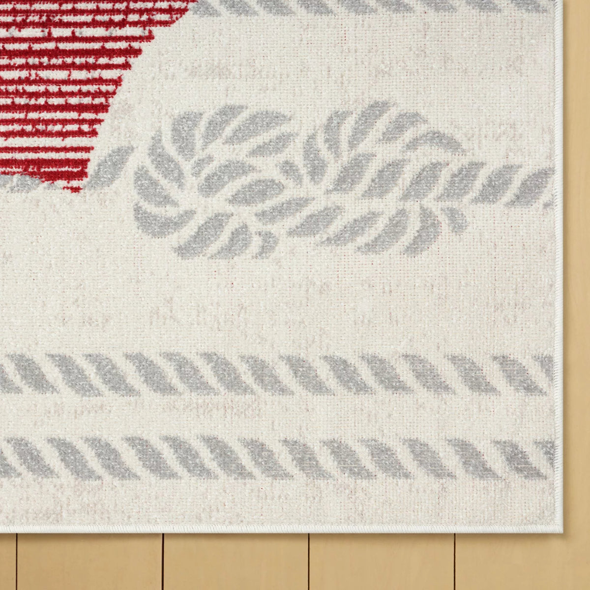 Ivory/Grey Indoor/Outdoor Area Rug L227