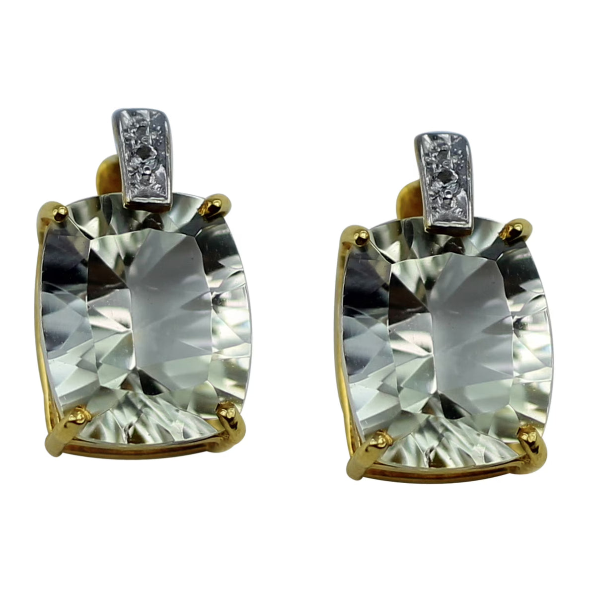 18K Yellow Gold Stud Earrings G1317