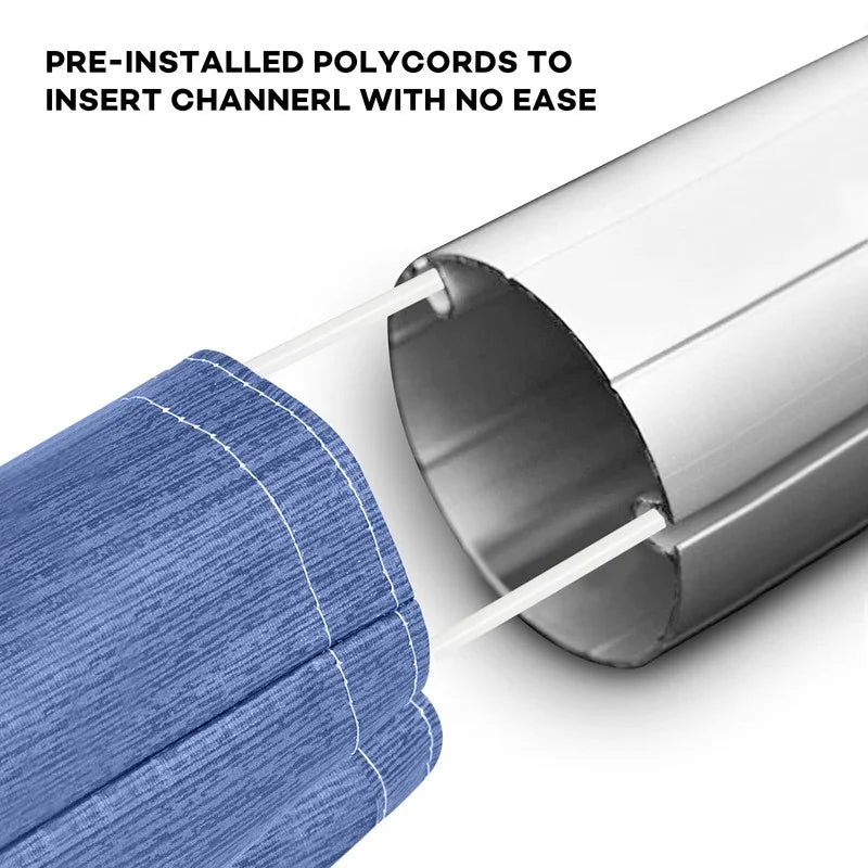 14'2'' Lake Blue RV Awning Fabric Replacement O71509