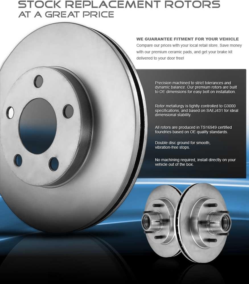 Brake Rotors Set Pack of 2 R585