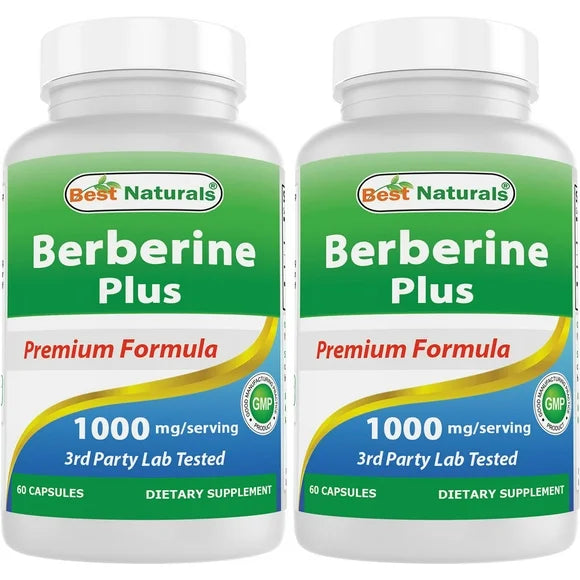 Berberine 1000mg Vitamin C Zinc 60 Capsules O55246