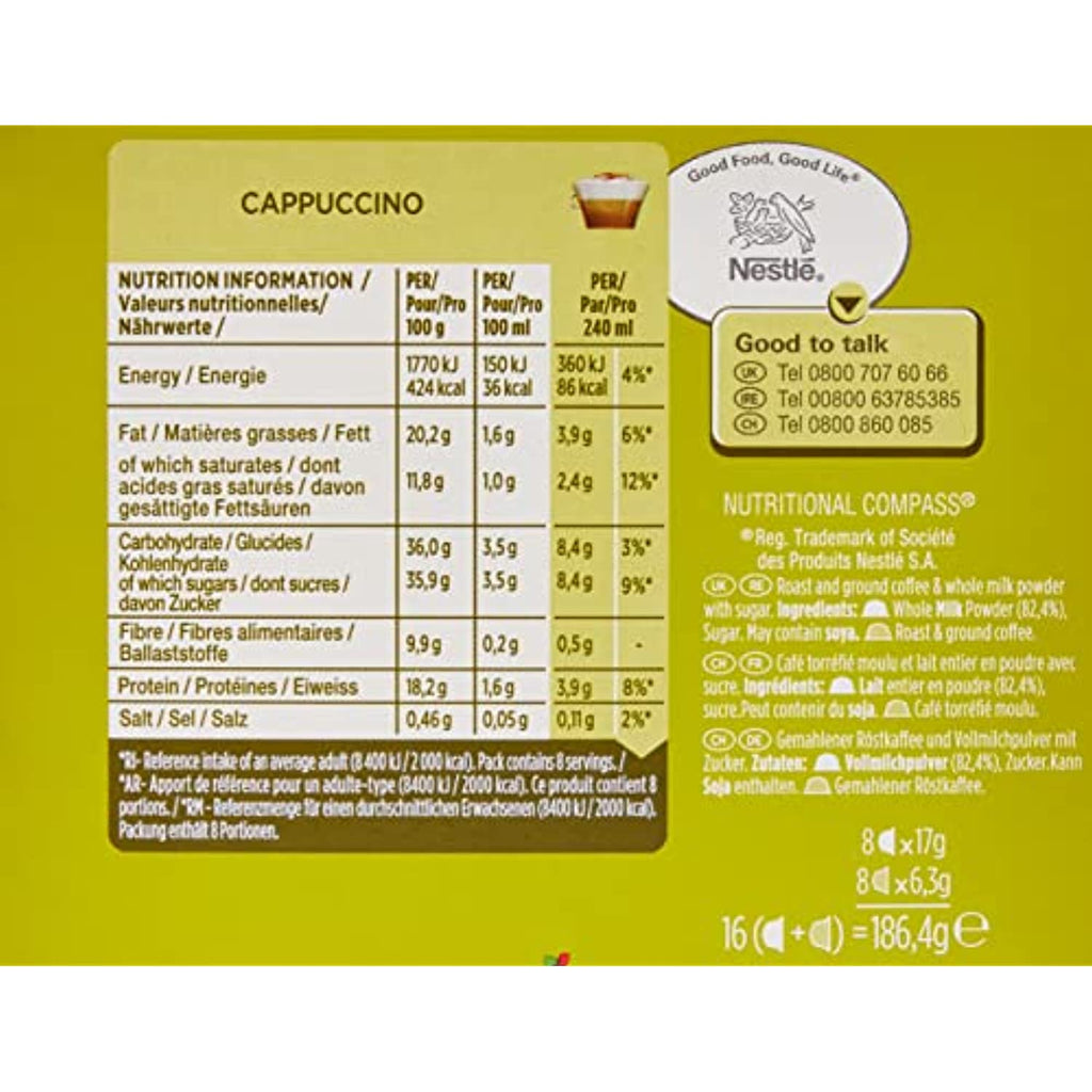 Cappuccino 3X16 Caps P86699