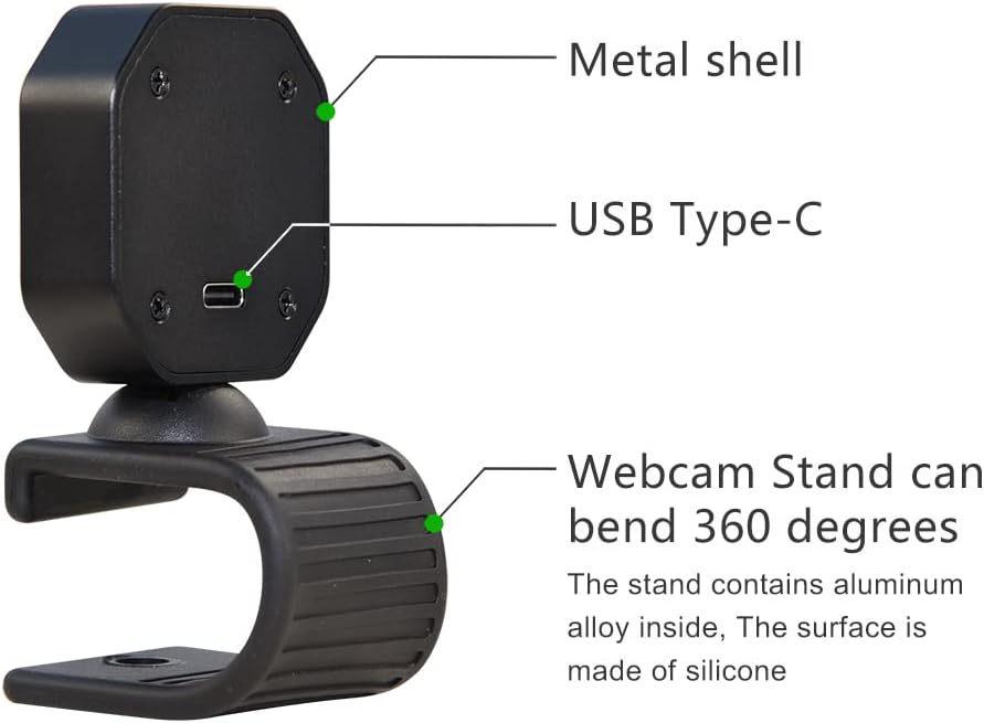 HD Live Streaming Webcam USB Autofocus, 2560x1440P / 1080P 30FPS UVC Computer Camera S66352