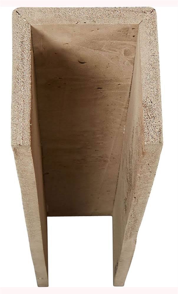 White 3-Sided Faux Wood Ceiling Beam X949363