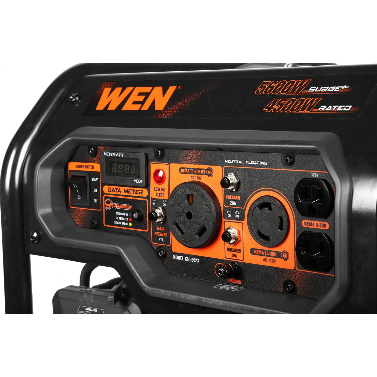 5600-Watt Portable Generator with CO Shutdown Sensor Z40478
