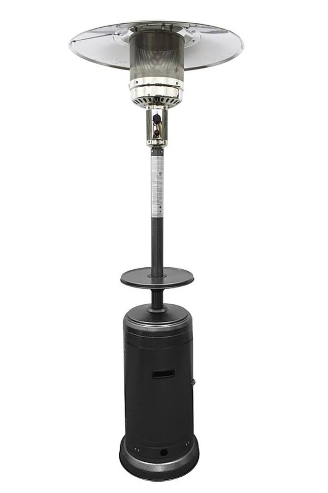 Hammered Silver Steel Liquid Propane Patio Heater C418273