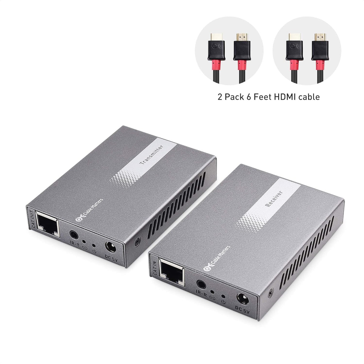 HDMI Over Ethernet Extender 1080p 60Hz up to 328 Feet O661610