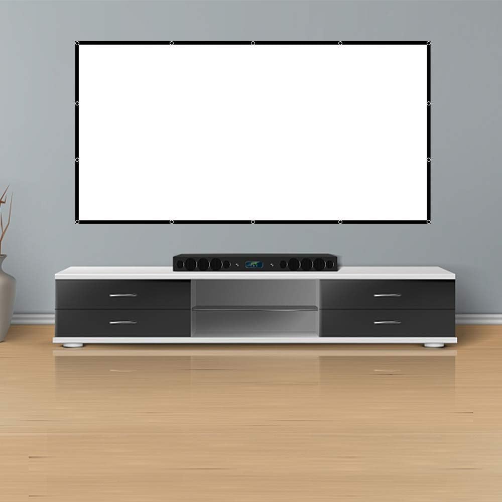 120 inch Portable Foldable Projector Screen with Carrying Bag L613