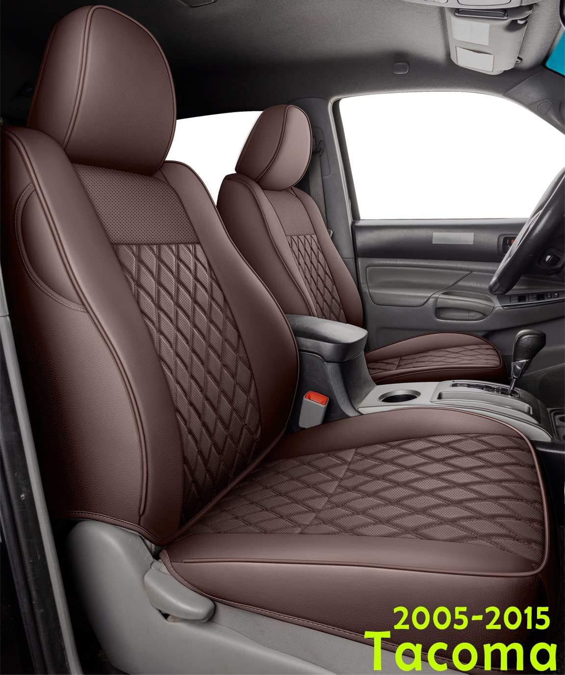 Red Faux Leather Full-Set Seat Covers J649