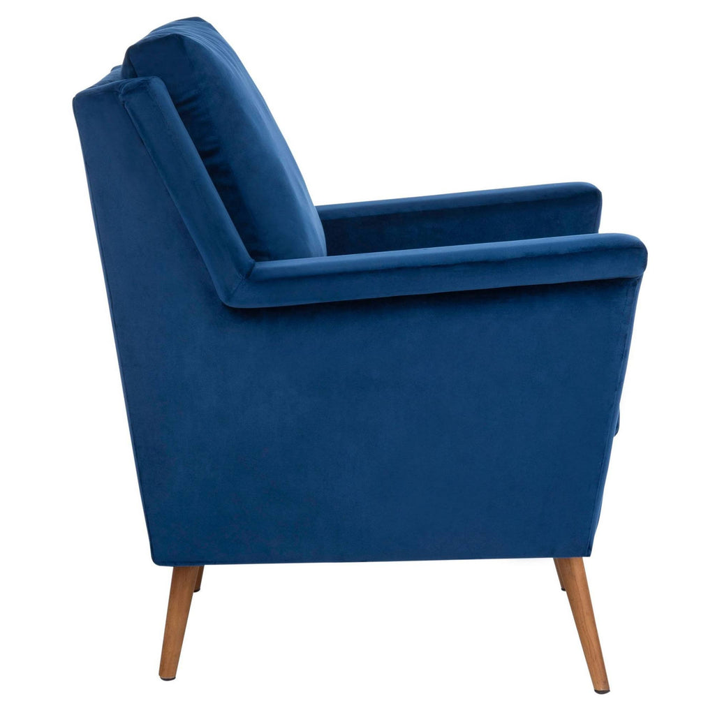 Navy Mid Century Arm Chair Q4417