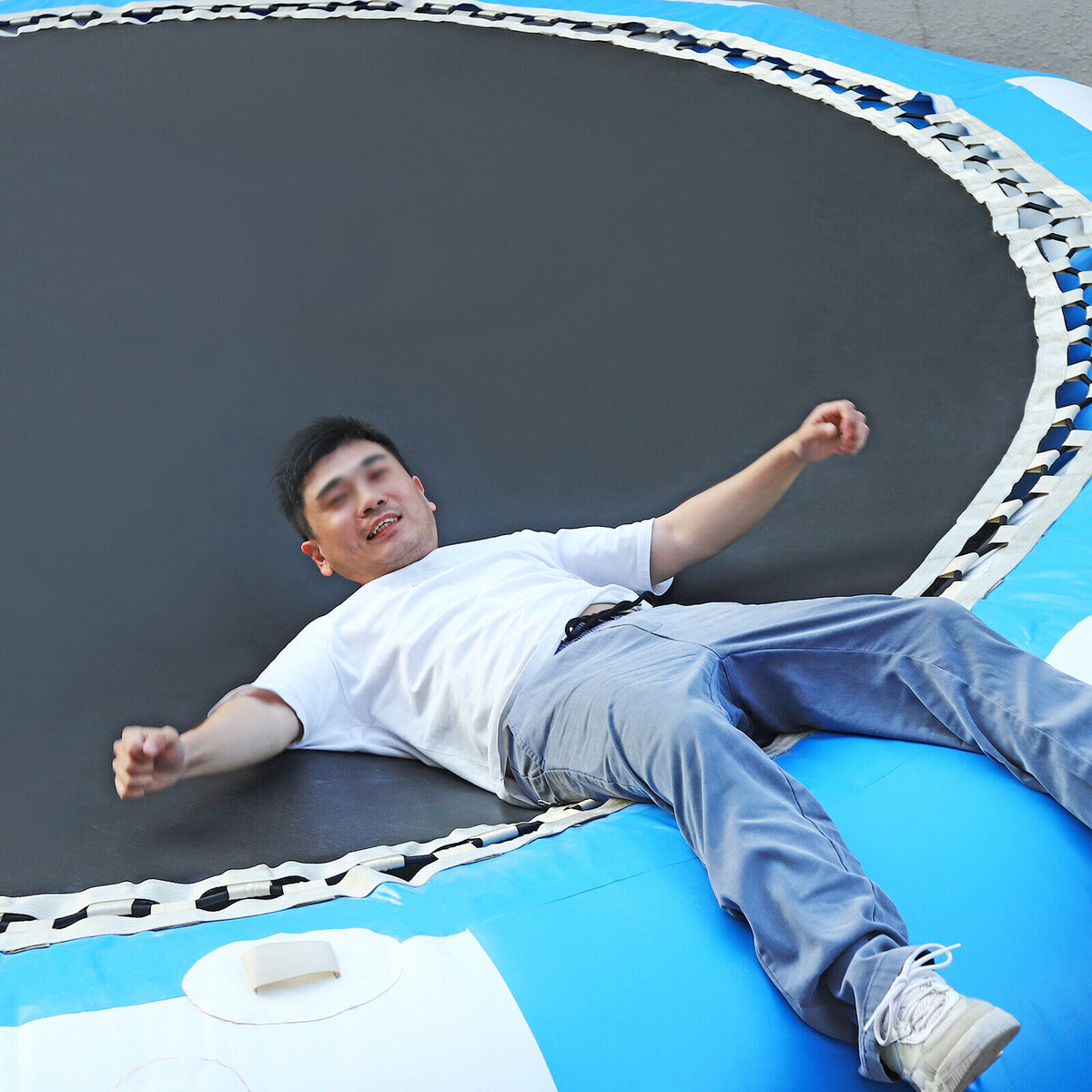 17ft Inflatable Bounce Water Trampoline 400kg 880lbs F9973