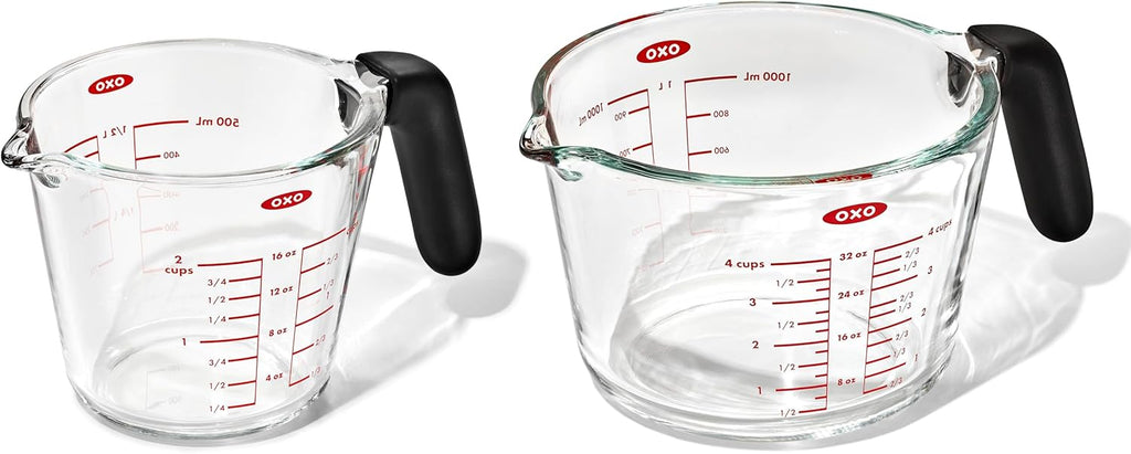 2-Cup and 4-Cup Glass Measuring Cup Set B91684