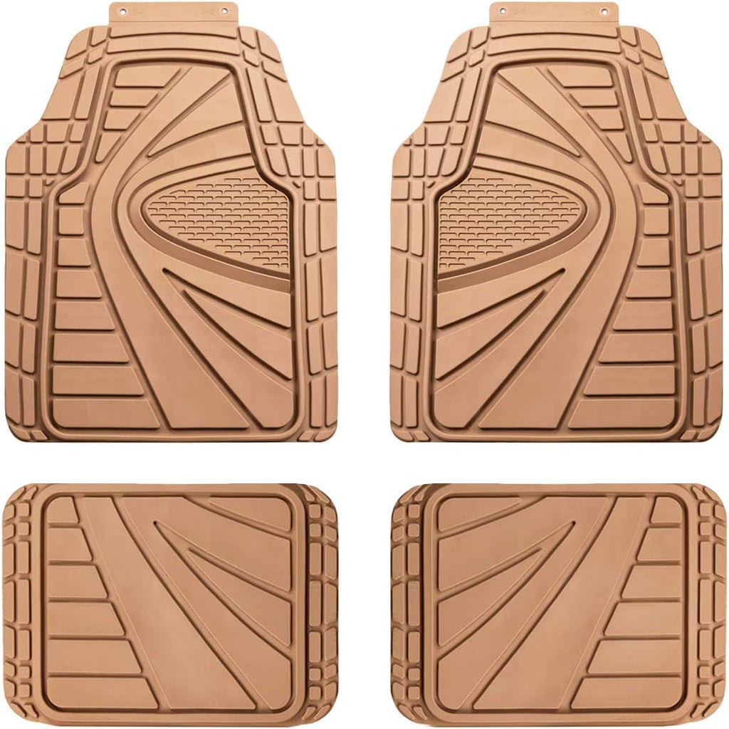 Heavy Duty Waterproof Rubber Car Floor Mats 4 pieces Set I7073