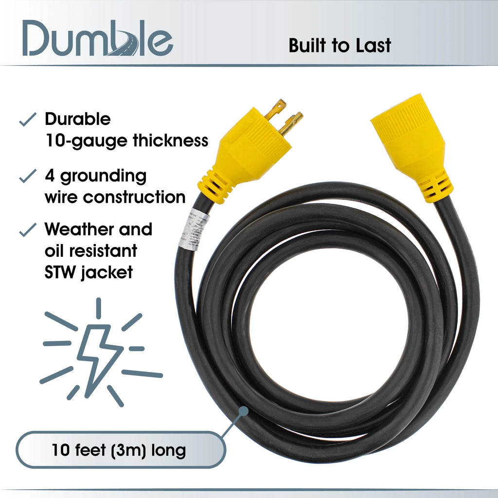 30 AMP RV Power Cord Extension Cable S345