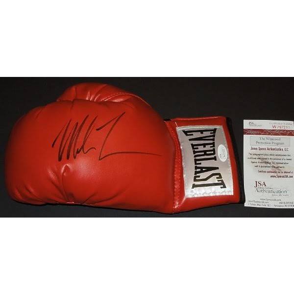 Mike Tyson Autographed Everlast Boxing Glove L352