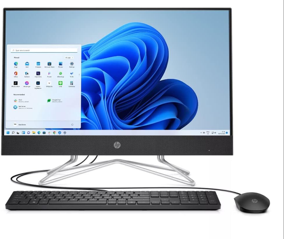 27'' Full HD All-in-One Desktop Computer, AMD Ryzen 5 5500U, 16GB RAM, 512GB SSD + 1TB HDD, Windows 11 Home, Black W288