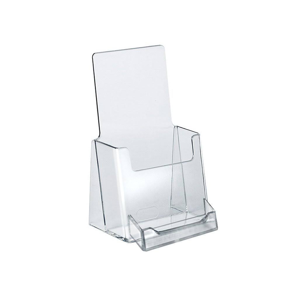 Counter Trifold Brochure Holder with Business Card Pocket, 50-Pack Y529388