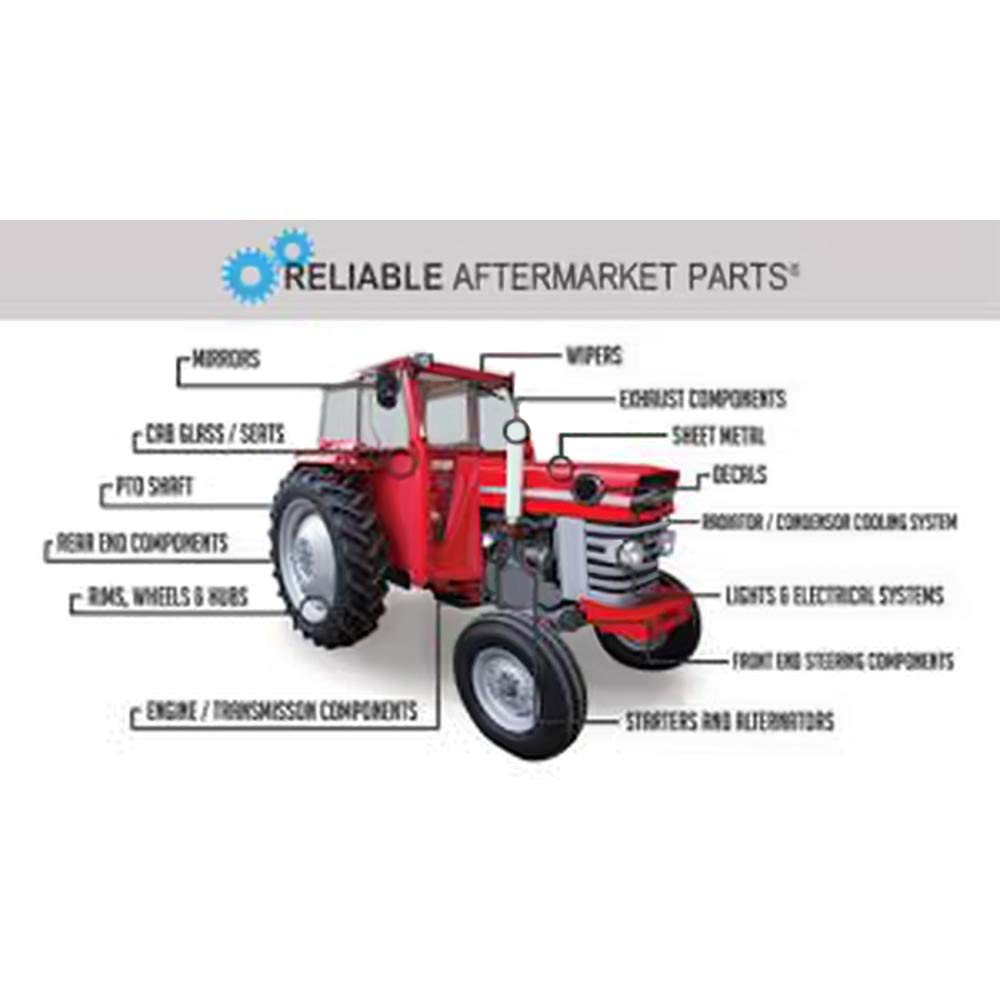 Exhaust Pipe for Tractor, Pack of 2 G5014