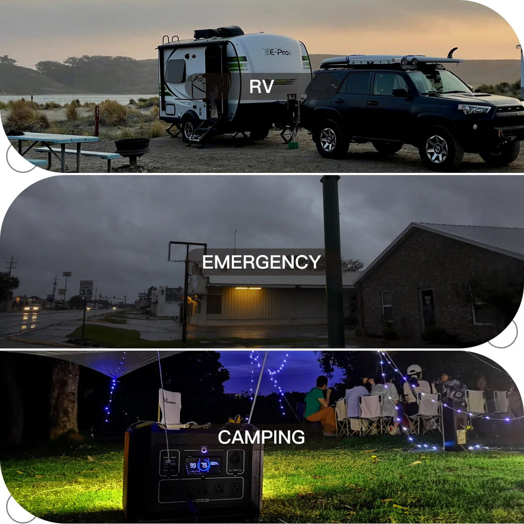 1800W Portable Power Station with 2 100W Panels H8866