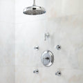 Chrome Double Handle Shower System Z1797